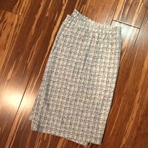 Checked pull on skirt with pockets